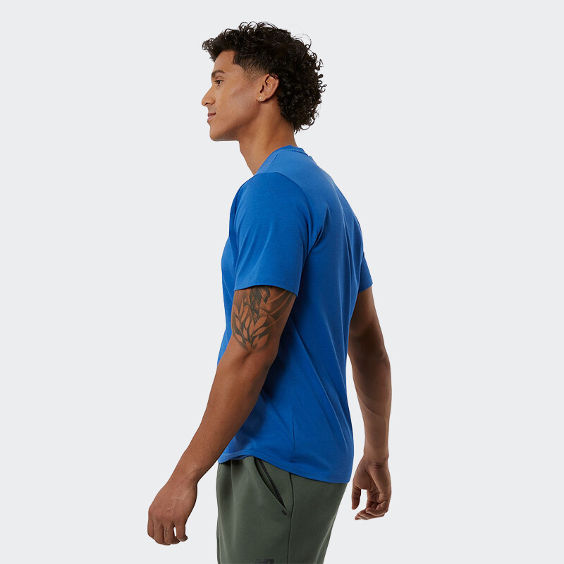 Remera New Balance Heathertech Azul