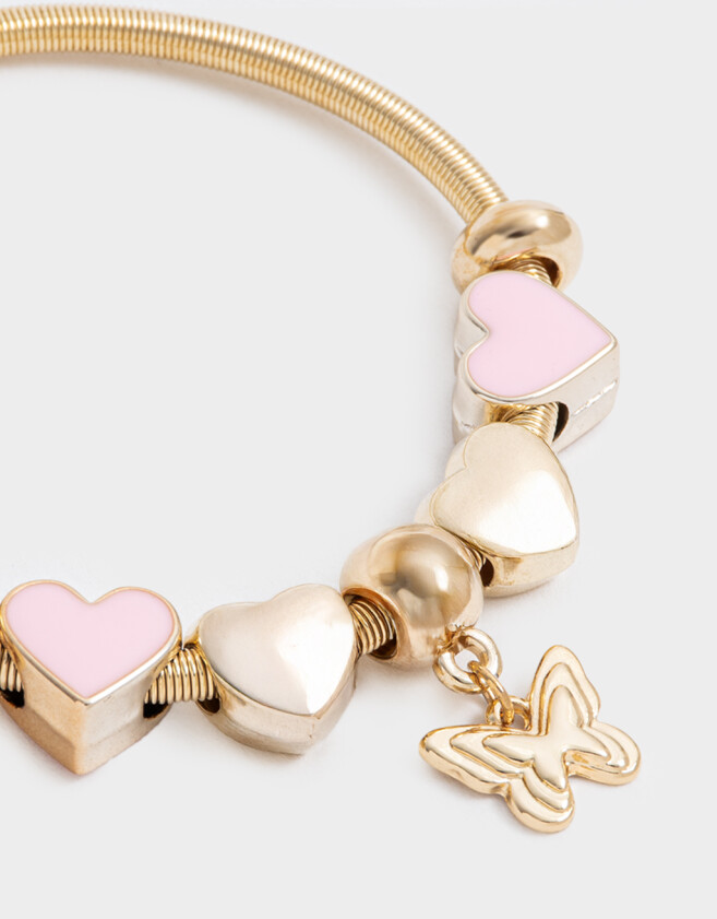 Pulseras Flexibles Multi dijes Pulsera Flexible Multi Dijes - Dorado