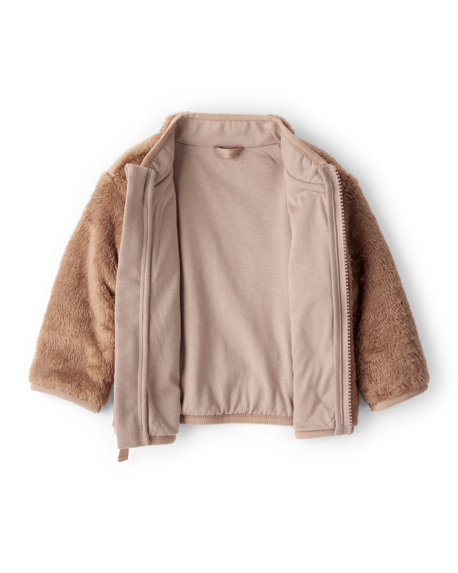 Campera de sherpa, marrón Sin color