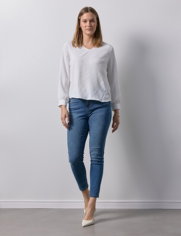Blusa Gasa BLANCO