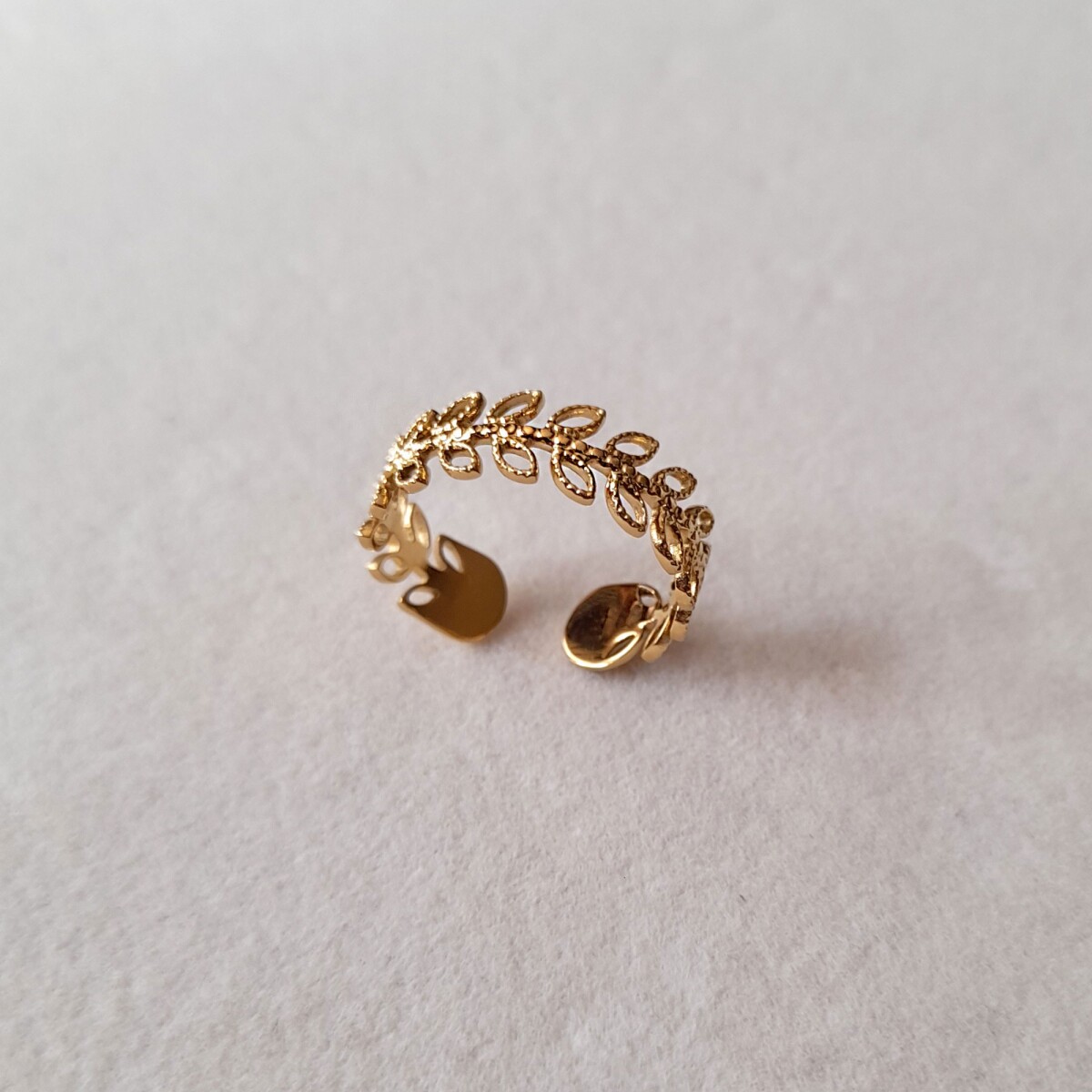 Anillo ADELAIDA en acero 