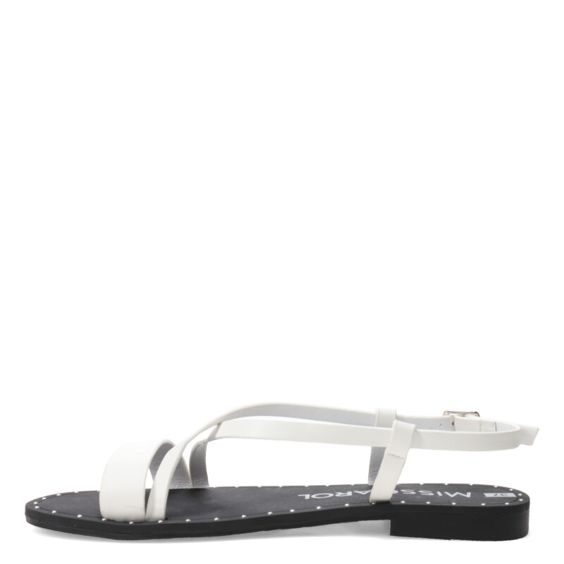 Sandalia de Mujer Miss Carol SOREL chata con tiras Blanco