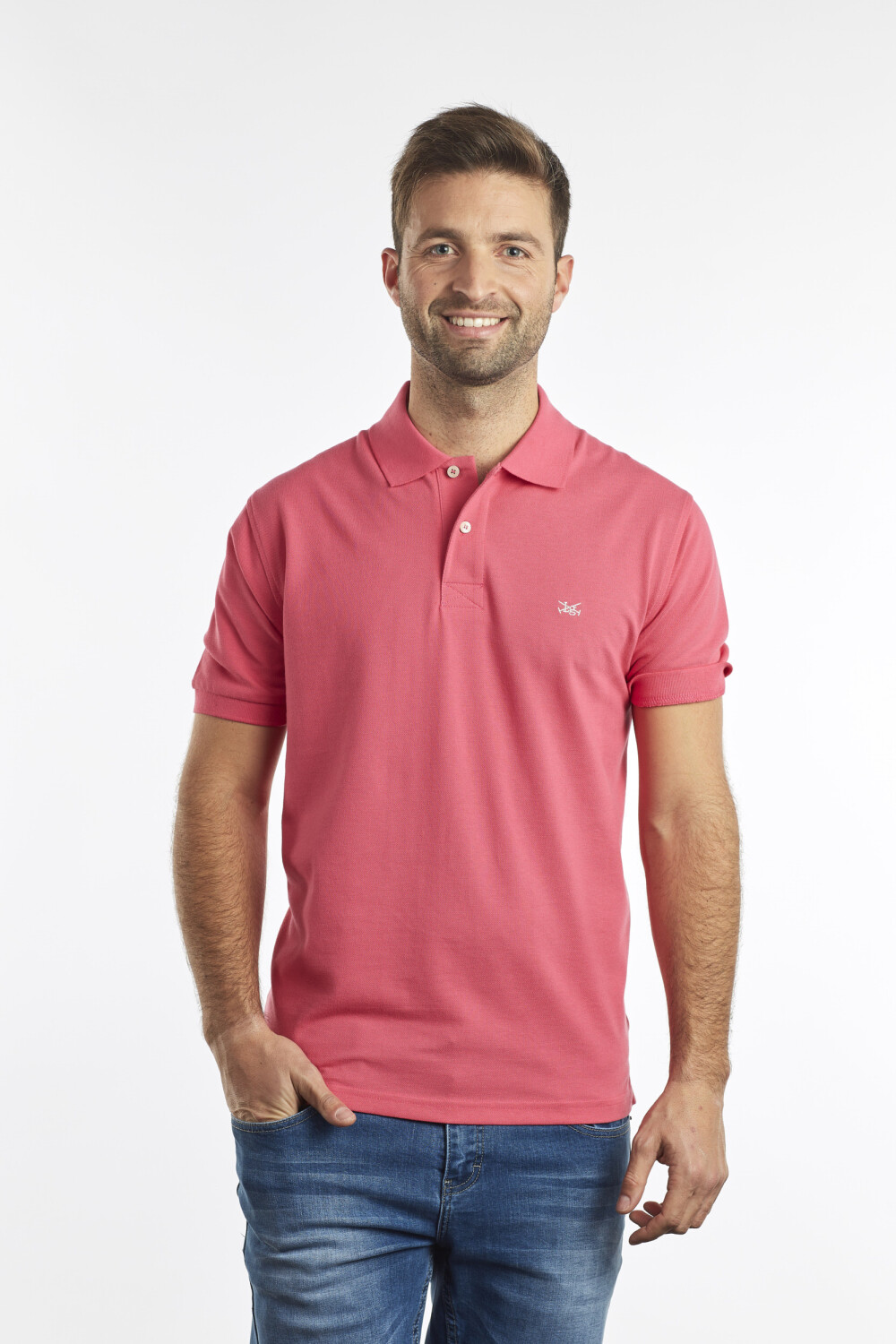 REMERA POLO PIQUE Fucsia