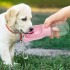 Botella Agua Para Mascotas Bebedero Con Plato Portatil Perro Botella Agua Para Mascotas Bebedero Con Plato Portatil Perro