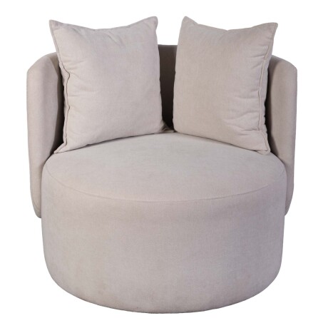 BUTACA 1 CUERPO TELA NATURAL-BEIGE LUNA NATURAL