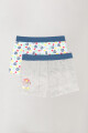 Pack x2 boxer marvel/disney Gris
