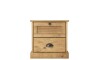 Mesa de Luz - 2 Cajones - Línea Valenciana - Natural Mesa de Luz - 2 Cajones - Línea Valenciana - Natural