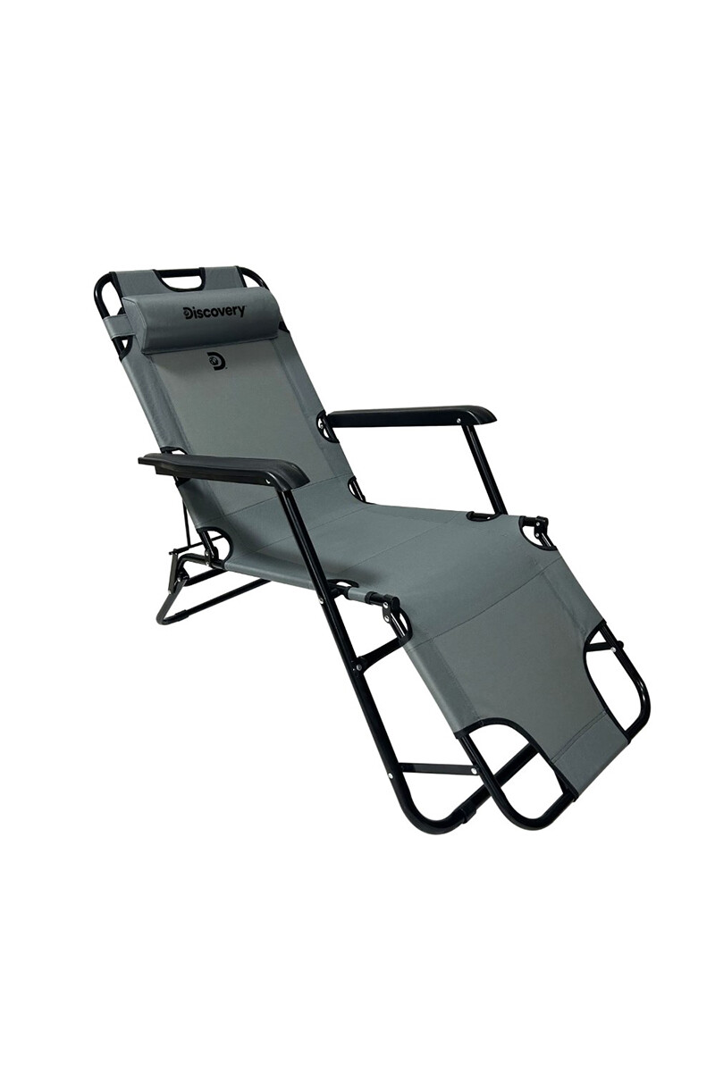 Silla Plegable de Camping Discovery Gris
