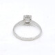 Anillo En Oro 18K Blanco Con Brillante Anillo En Oro 18K Blanco Con Brillante