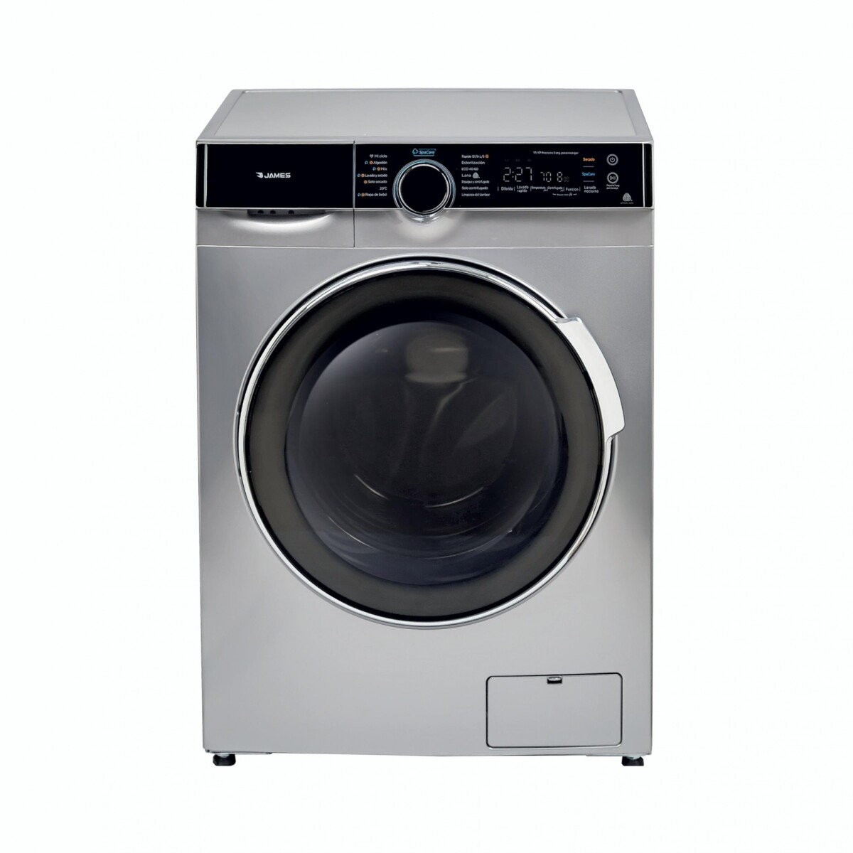 Lavasecarropas Inverter JAMES LSE 1016 DARK SILVER G3 10,5/7Kg 