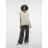 VMEDDIE 2/4 V-NECK PULLOVER GA EXC OATMEAL
