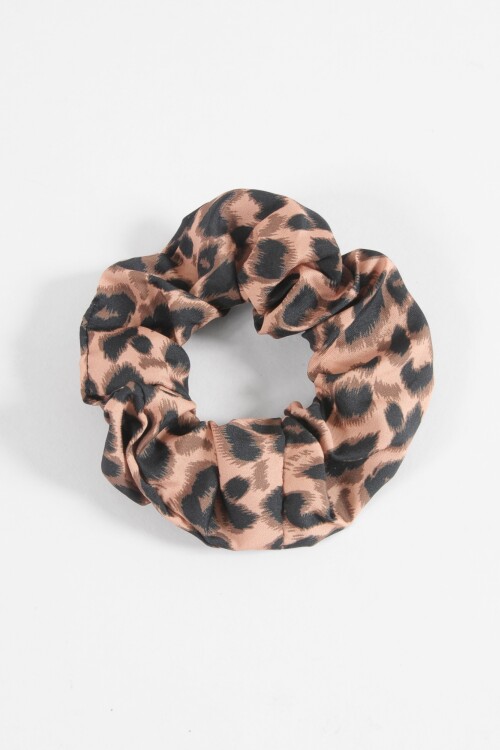 Gomita scrunchie animal print maxi animal print