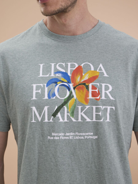 T-SHIRT ESTAMPA MARKET ESMERALDA MEL