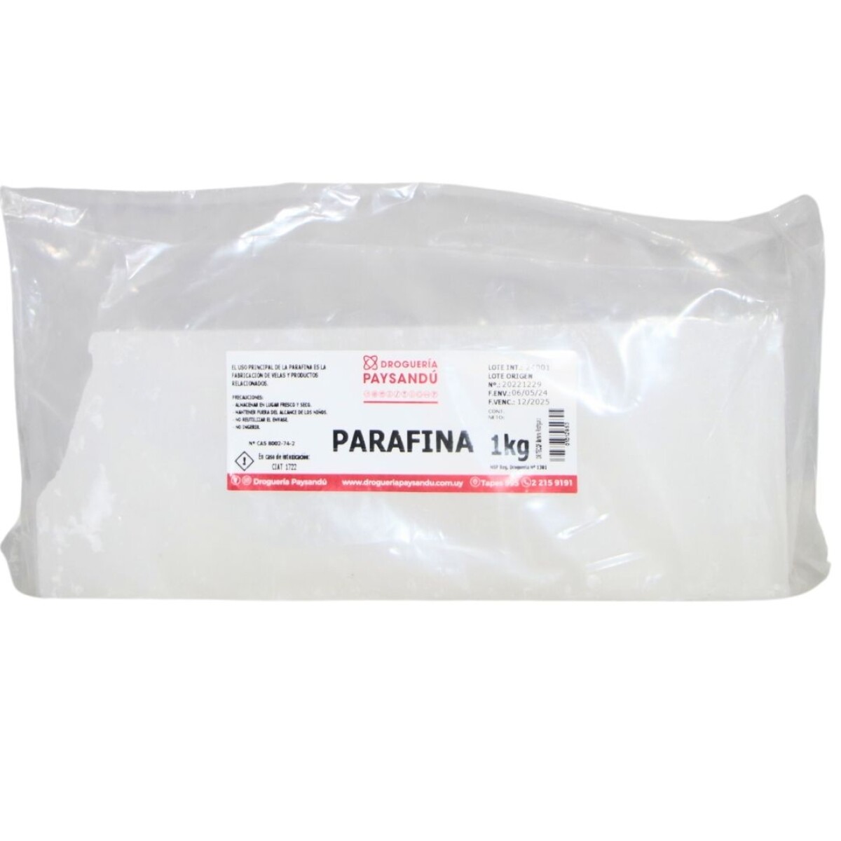 Parafina 1 Kg 
