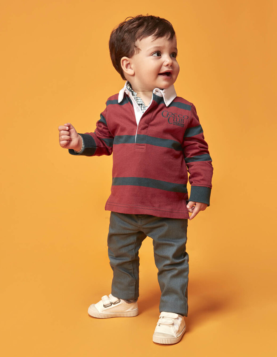 Pantalon 5 Bolsillos Twill - Petroleo 