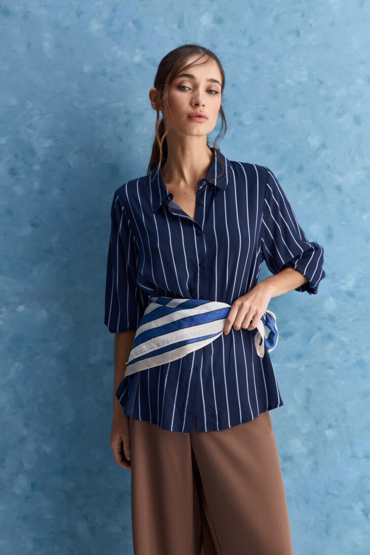 CAMISA SOGNO Azul Marino