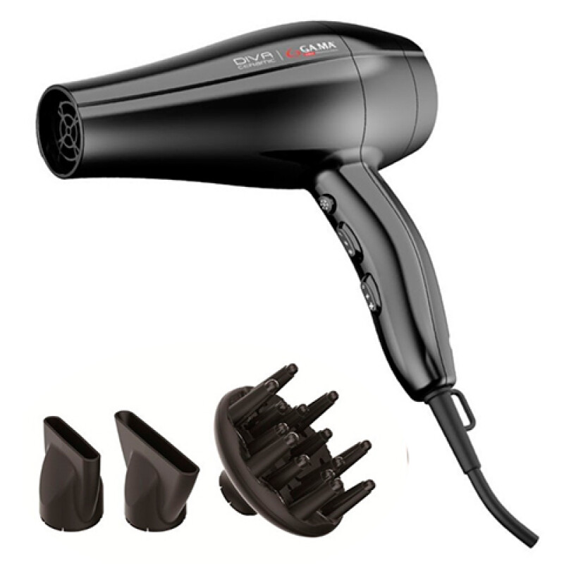 SECADOR GAMA DIVA STD Ceramic (Negro) Sin color