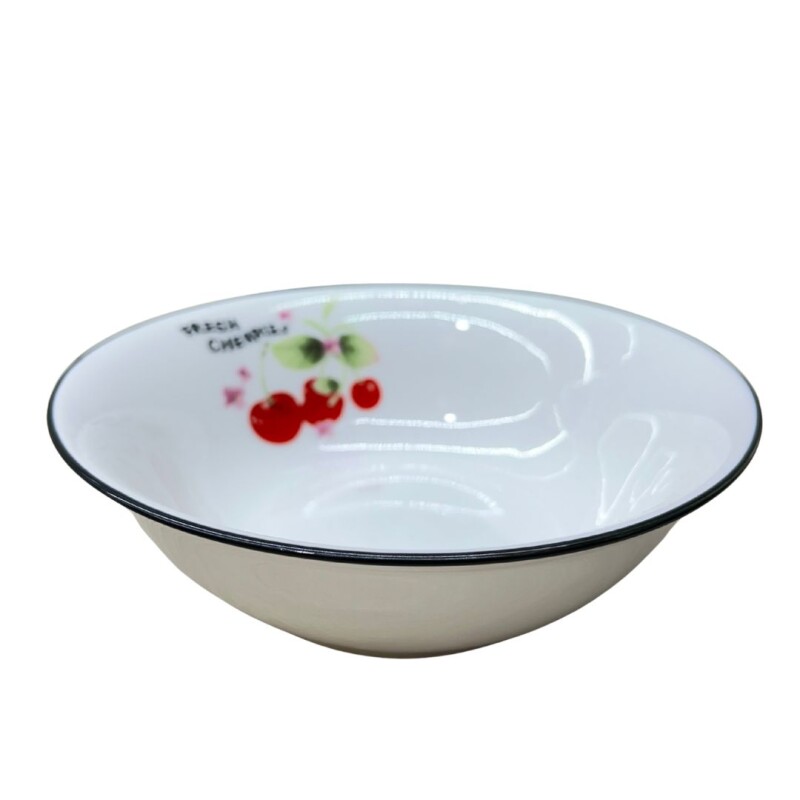 BOWL DE PORCELANA CON DISEÑO FRUTAL • 15cm BOWL DE PORCELANA CON DISEÑO FRUTAL • 15cm