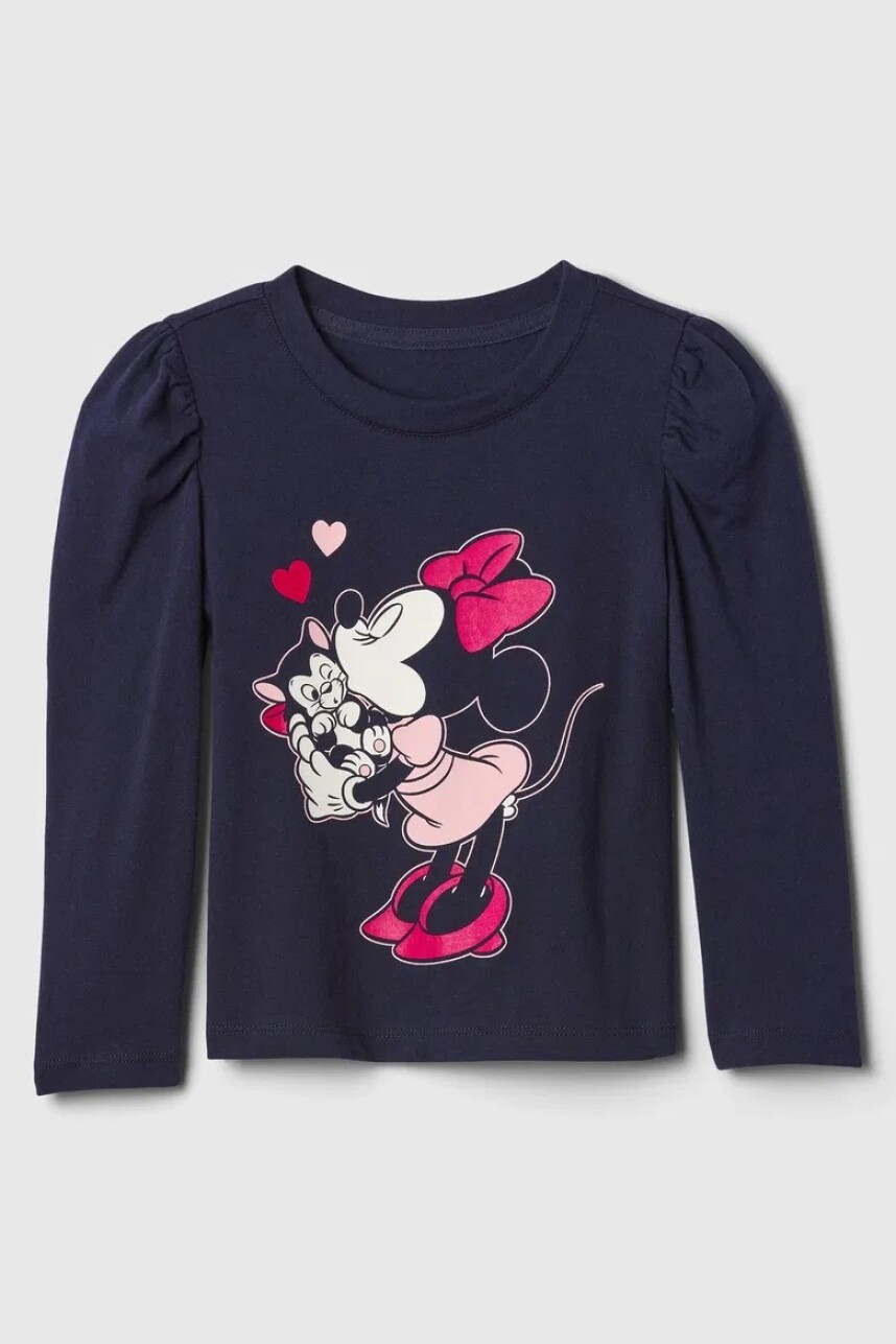 Remera Disney Toddler Niña Navy Uniform
