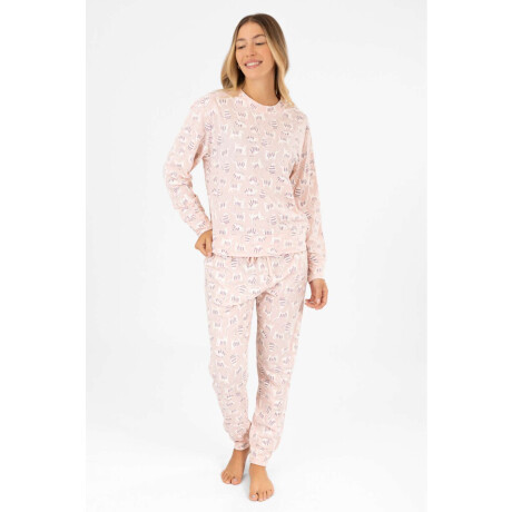 Pijama cat lover Rosado