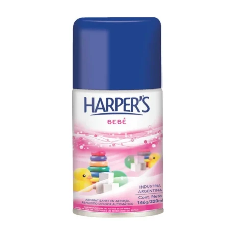 AROMATIZADOR AEROSOL HARPERS 220 ML BEBE AROMATIZADOR AEROSOL HARPERS 220 ML BEBE