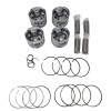 JUEGO DE PISTONES 0.50 MM GOL G3 / G4 1.9D / CADDY / POLO 1.9D CON AROS Juego De Pistones 0.50 Mm Gol G3 / G4 1.9d / Caddy / Polo 1.9d Con Aros