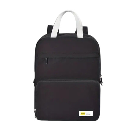 Mochila de tela plegable Negro