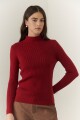 POLERA MORLEY GRANATE