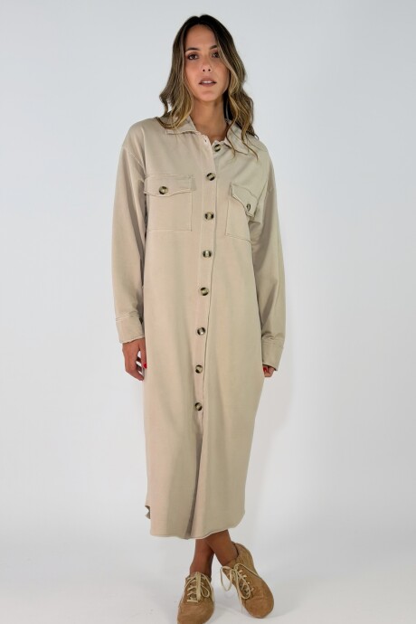 VESTIDO ALENYA Beige