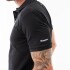 REMERA PIQUE CUELLO POLO 1801 Negro