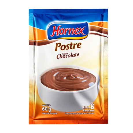 Postre HORNEX 60grs rinde 8 porciones Chocolate