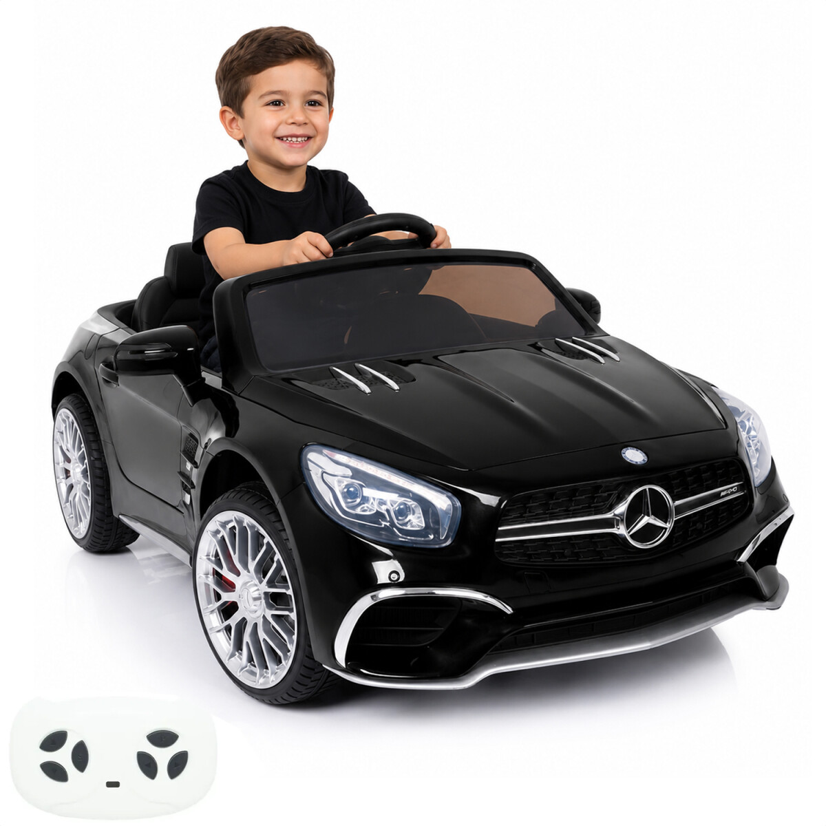 Auto Eléctrico A Batería Para Niños Mercedes Amg Con Control - AUTO ELECTRICO MERCEDES BENZ AMG SL500 