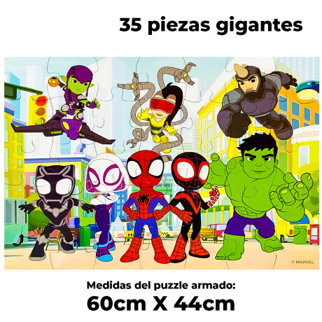 Puzzle Rompecabezas Mickey Minnie Spidey 35 piezas Spidey