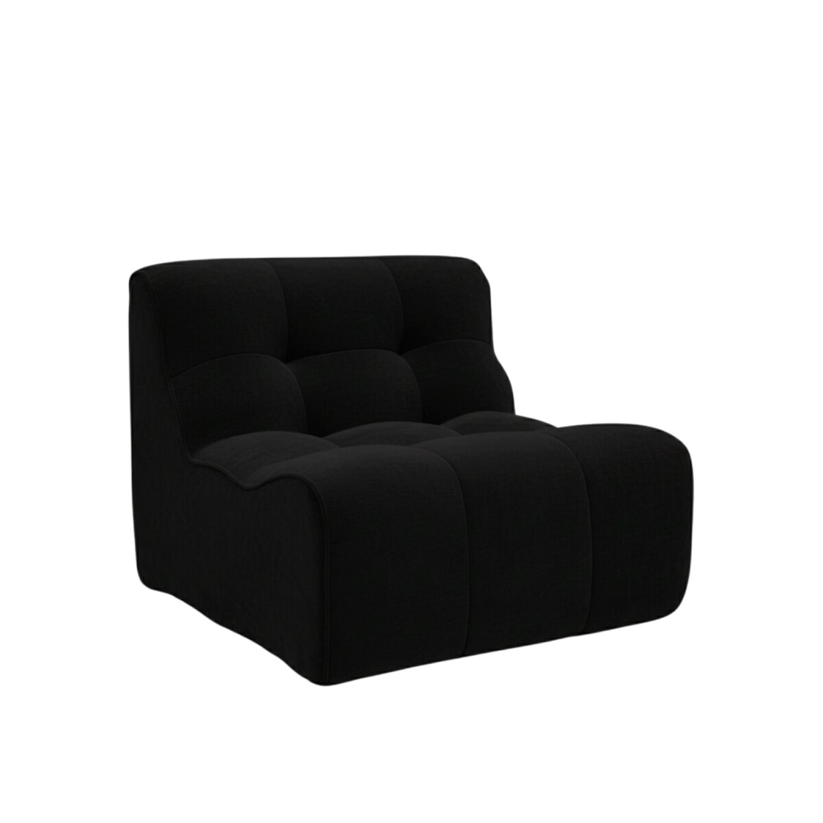 Sillón Sofá Lumax Modelo Tuuvi en caja Compactado - Negro 
