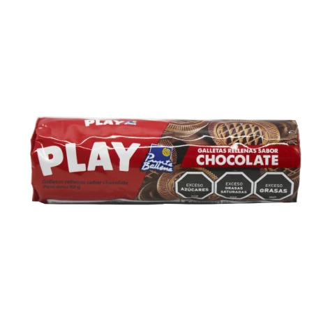 PLAY 90grs Rellena PUNTA BALLENA Chocolate