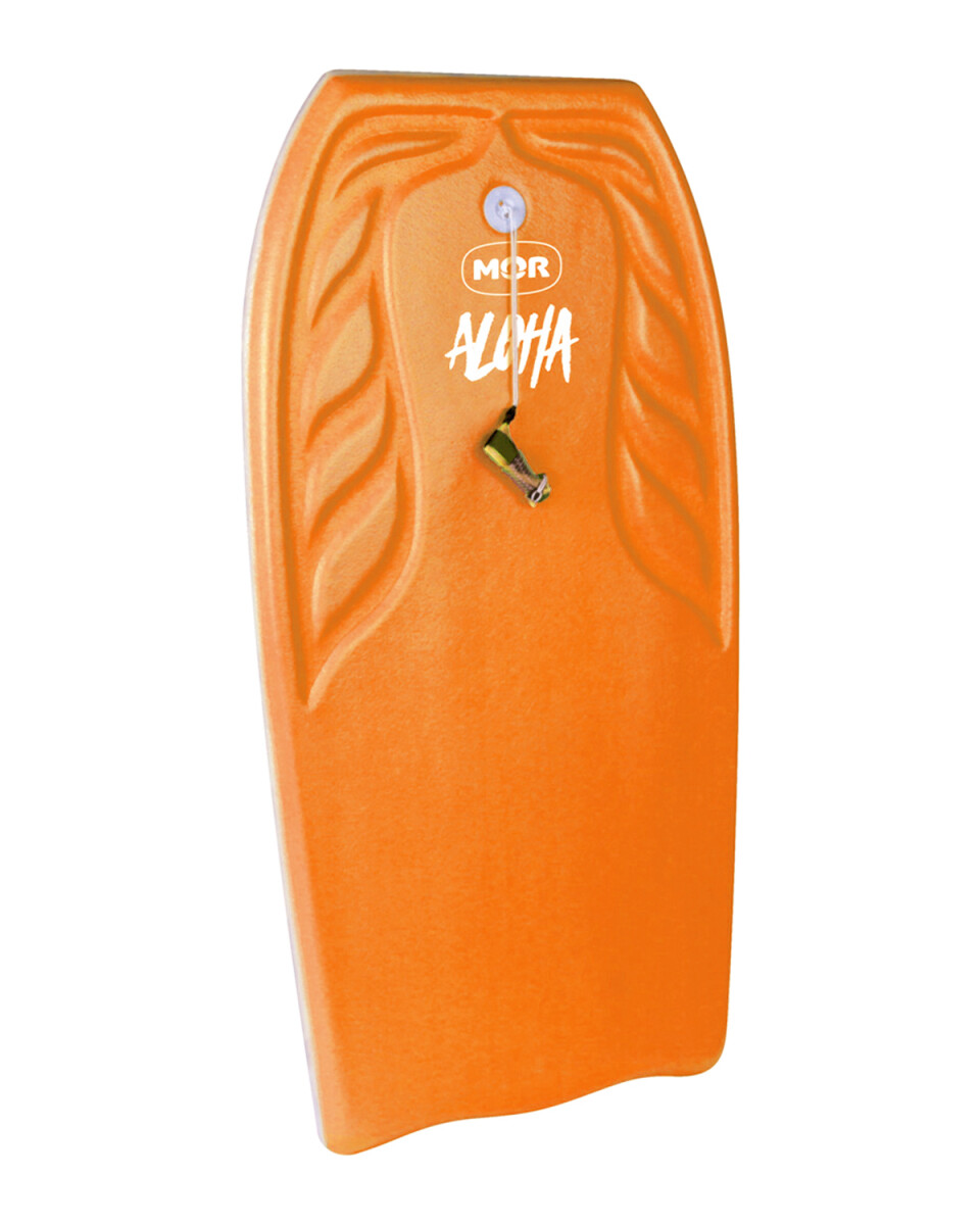 Tabla bodyboard MOR Aloha 87cm x47cm - Naranja 