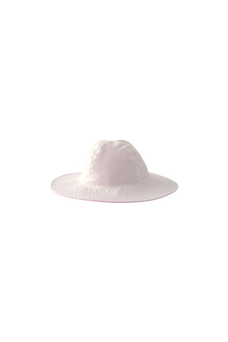 Capelina reversible, rosa y blanco Capelina reversible, rosa y blanco