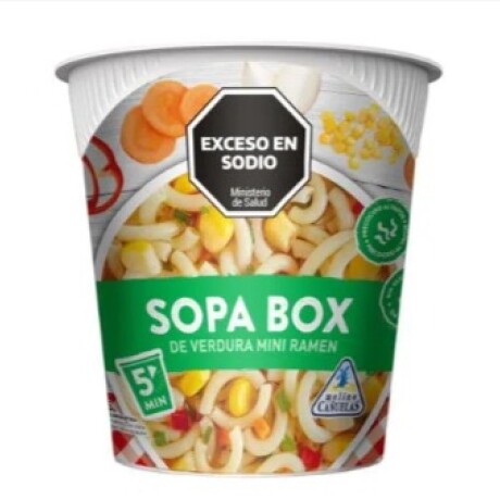 Sopa BOX Cañuelas 45 GRS Vegetales Ramen