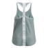 Tech Knockout Tank-PNK GRN-348
