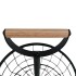 Canasto Organizador 2 Niveles Pisos Cesto Cocina baño Deco con manija madera IMBACK Canasto Organizador 2 Niveles Pisos Cesto Cocina baño Deco con manija madera IMBACK