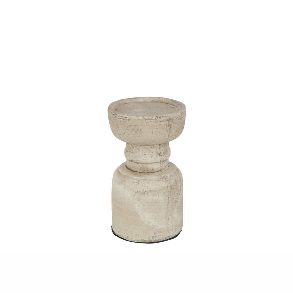 CANDELABRO SMALL TERRACOTA NATURAL-BEIGE OLD