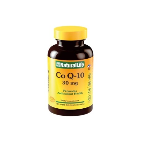 Natural Life Coenzima CO Q-10 30mg 100caps Natural Life Coenzima CO Q-10 30mg 100caps