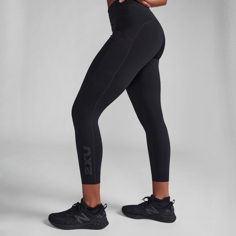 Leggings Training Form Stash Hi-Rise Compression 7/8 Mujer Black/black