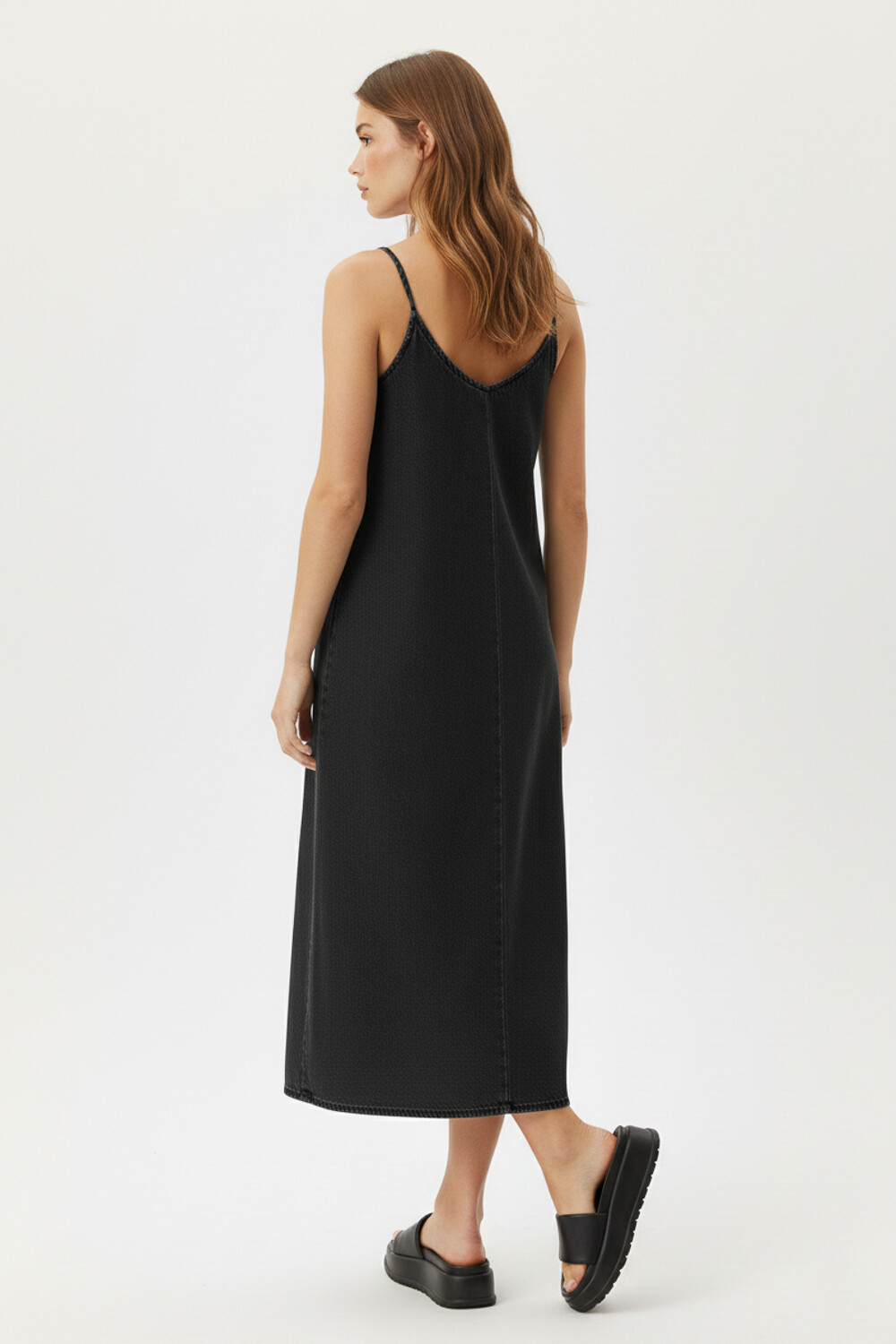 Vestido Larys Gris Oscuro