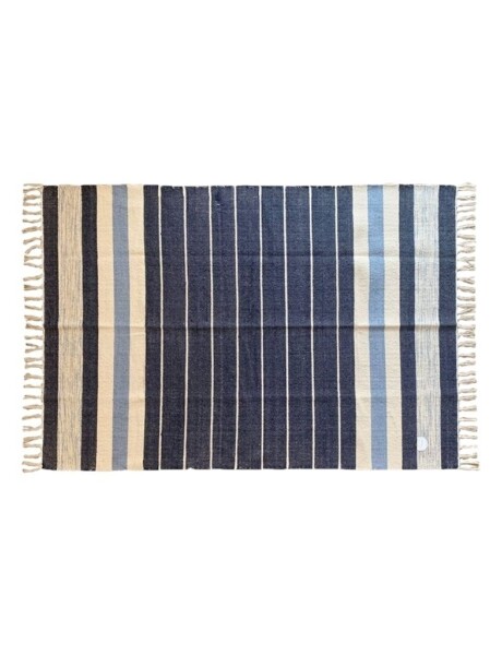ALFOMBRA C/FLECOS 69X114CM CENTRO AZUL ALFOMBRA C/FLECOS 69X114CM CENTRO AZUL