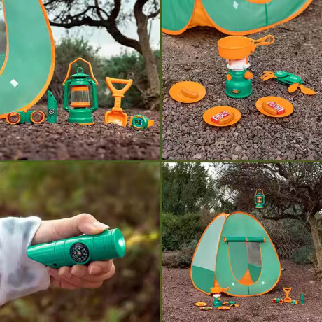 Juego Carpa Infantil De Camping 19pcs Cpg007002
