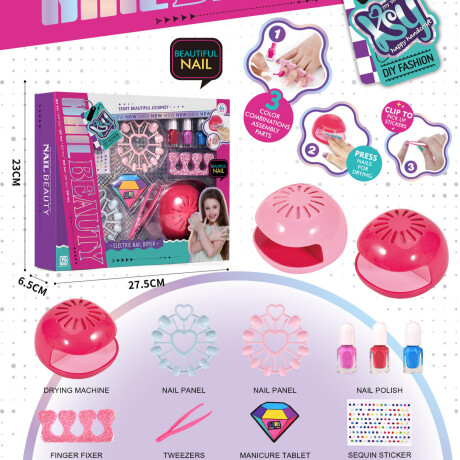 Set Accesorios y Secador De Uñas Set Accesorios y Secador De Uñas