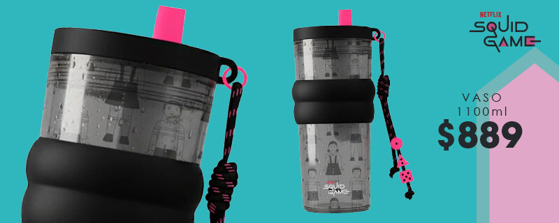 Vaso 1100 ml Juego del Calamar
