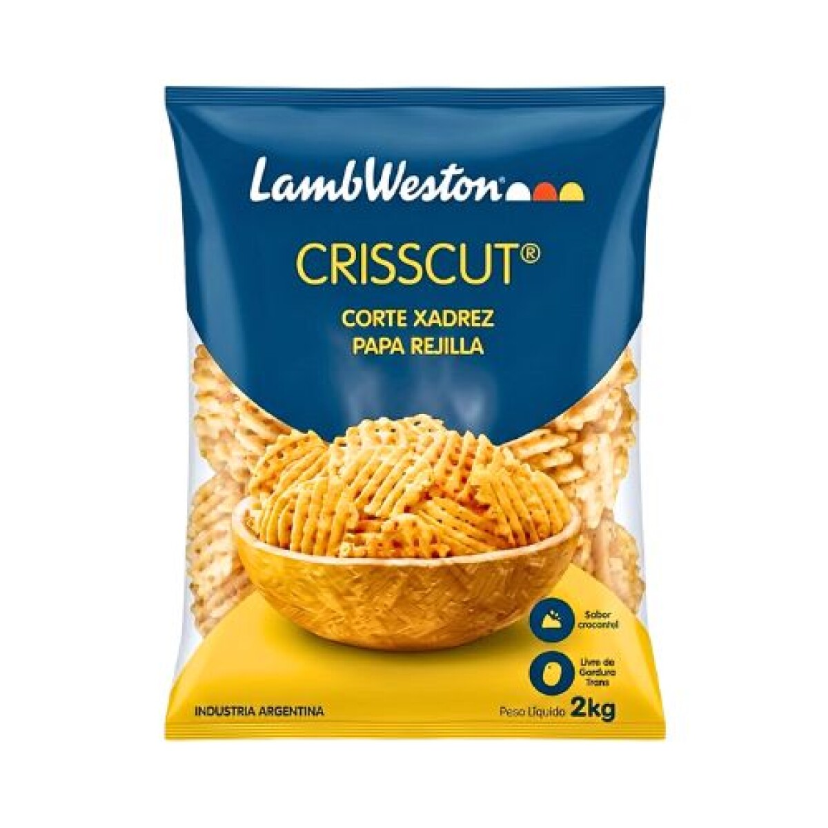 Papas Rejilla (Crisscuts) Lamb Weston - 2 kg 