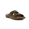Country Sandalia Hombre Doble Tira C/ Hebilla Marron Oscuro